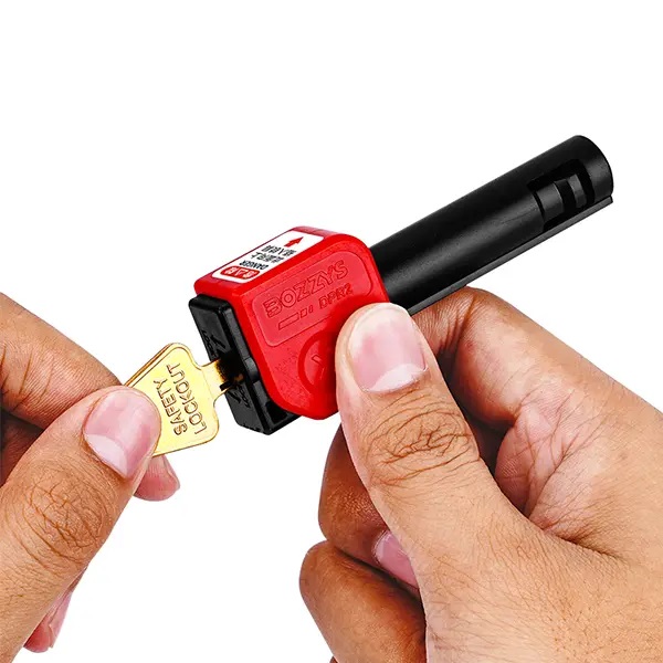 Блокиратор MSB автоматов со встроенным замком DPR2 большой Блокиратор MSB автоматов со встроенным замком DPR2 большой